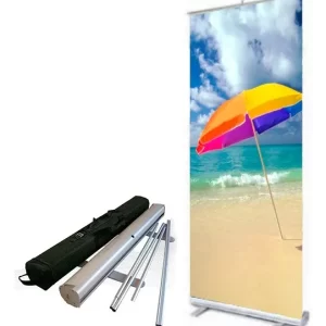 Banner Impreso Con Soporte Roll-up - Evento - Publicidad