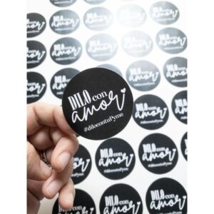 500 Stickers Personalizados Calcomanías De 4 Cm