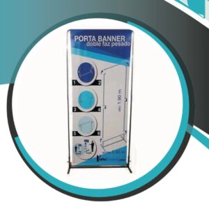 Portabanner Doble Faz (pie en H)